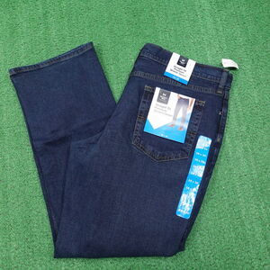NWT MEMBER'S MARK STRAIGHT FIT PREMIUM STRETCH DENIM JEANS MENS 38X30 NEW!